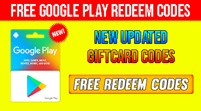Best Google play redeem code of RS 50,100,150,500